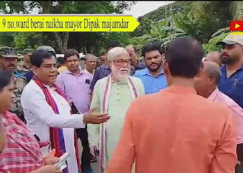 9 no.ward berai naikha mayor Dipak majumdar