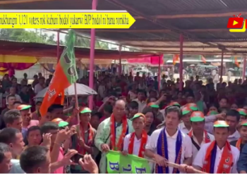 465 nukhungni 1,121 voters rok kubuni bodol yakarwi BJP bodol ni bana romkha.