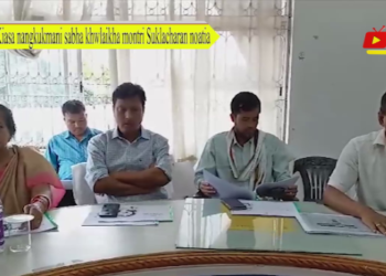 Kiasa nangkukmani sabha khwlaikha montri Suklacharan noatia