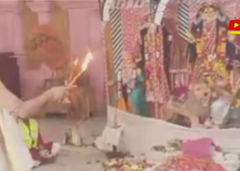 Maha Nabami no kitingwi Durgabari o mwtai rwlai tongkha