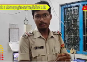 Police ni naikolmwng tongphano kharwi thangkha khorok sa sikla