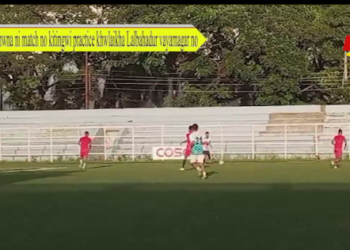 2 october tang sal ni simi songsajak nai chandra memorial super four league  Football batailai mwng