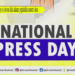 National press day o joto no kha kaham yapharkha montri okra