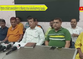 Tripura cricket association ni phasing teisa koksilsamwng kasaka