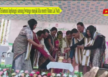 Teliamura haphangni samung bwtango manjak kha montri Ratan Lal Nath