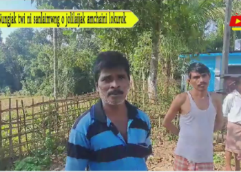 Nungjak nai twi ni sanlaimwng o jolilaijak amchaini lokurok