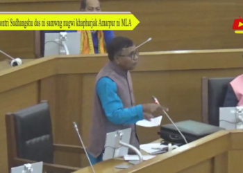 Montri Sudhangshu das ni samwng nugwi khaphurjak Amarpur ni MLA