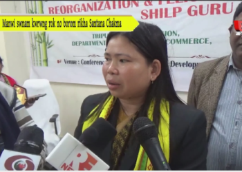Manwi swnam kwrwng rok no borom rikha Santana Chakma