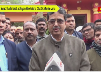 Swachha bharat abhiyan khwlaikha CM.Dr.Manik saha