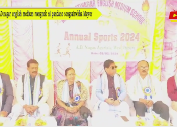 AD.nagar english medium rwngnok ni pandano songsairwkha Mayor