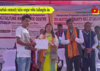 Pecharthalo community hallno songsai rwkha Sudhangshu das