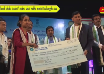 Khorok chuku student’s rokno sokat rwkha montri Sudhangshu das