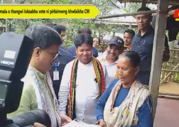Kanchanmala o thangwi loksabha vote ni pirlaimwng khwlaikha CM