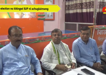 By-election no kitingwi BJP ni achuglaimwng