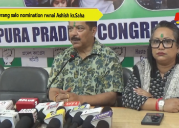 Swrang salo nomination rwnai Ashish kr.Saha