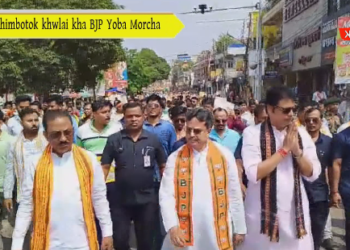 Kotor himbotok khwlai kha BJP Yoba Morcha