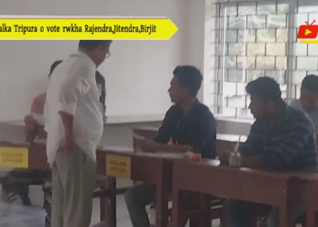 Salka Tripura o vote rwkha Rajendra,Jitendra,Birjit
