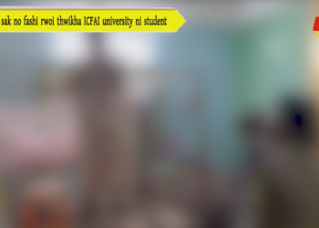 Sak sak no fashi rwoi thwikha ICFAI university ni student