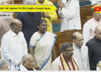 Paper leak ungmano twi khuk kengkha Droupadi Murmu