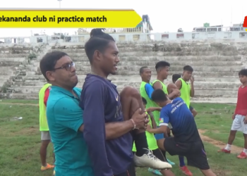 Vivekananda club ni practice match