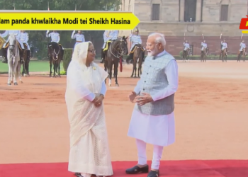 Koklam panda khwlaikha Modi tei Sheikha Hasina