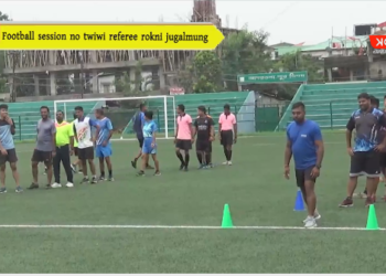 Football session no twiwi referee rokni jugalmung
