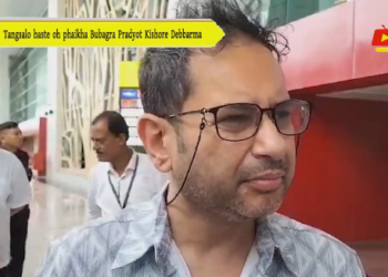 Tangsalo haste oh phaikha Bubagra Pradyot Kishore Debbarma