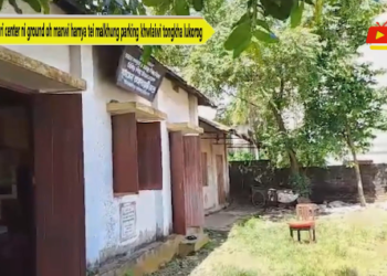 Anganwari center ni ground oh manwi hamya tei malkhung parking khwlaiwi tongkha lukorog