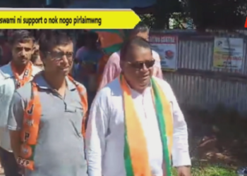 Bolai goswami ni support o nok nogo pirlaimwng