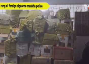 1 crore rang ni foreign cigarette mankha police