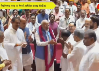 NDA dagiphang song no kwrak sakthar mwng Modi ni