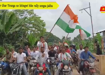 Har Ghar Tiranga no kitingwi bike rally songsa jakha