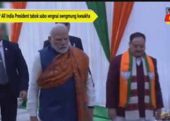 BJP All India President tabok sabo wngnai swngmung kwsakha