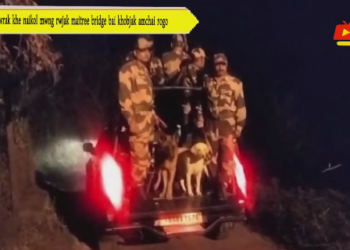 Kwrak khe naikol mwng rwjak maitree bridge bai khobjak amchai rogo