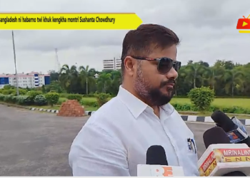Bangladesh ni habarno twi khuk kengkha montri Sushanta Chowdhury
